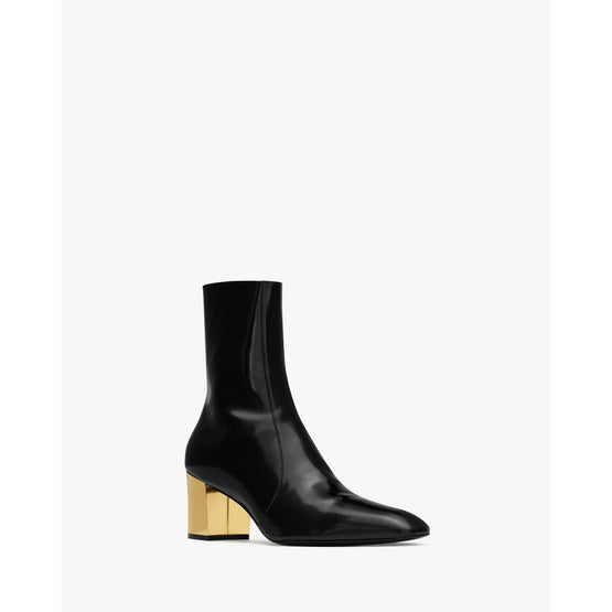 Zipped Boot In Vit Marilyn/Galv Oro Antico - Black