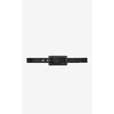 Ceinture Boucle Rect Recouv - Nero