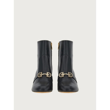 Bootie with Gancini Ornament - Black