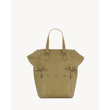 YSL BV NEW DOWNTOWN B_ARMY FAB - FIR GREEN