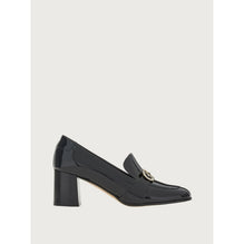 Loafers with Gancini Ornament - Black