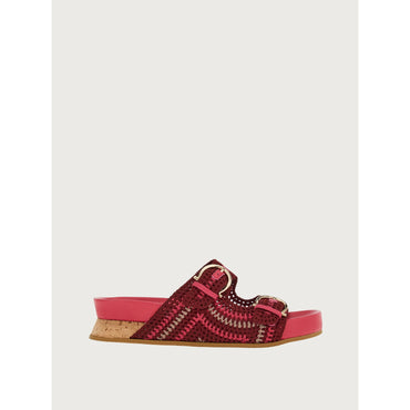 Crochet Sandal - Fabric - Multicolor