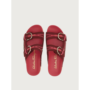 Crochet Sandal - Fabric - Multicolor