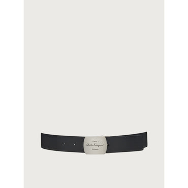 Reversible And Adjustable Belt - Men - Black/Navy Blue