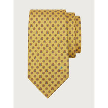 Dart Print Silk Tie - Yellow