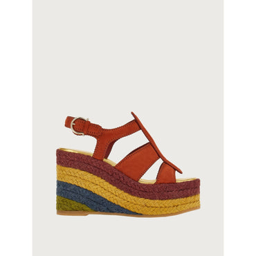 Espadrilles Wedge - Ladies - Ramas/Gold