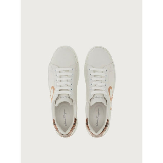 Gancini Sneakers - Amaretti/Optic White