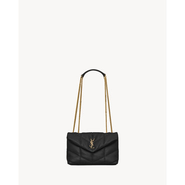 Toy Puffer Chain Bag - Nero