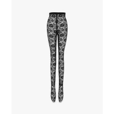Legging Dentelle Stretch Poppy - Noir