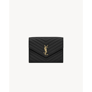 YSL POUCH 1_NAPPA PARIS - NERO/GOLD