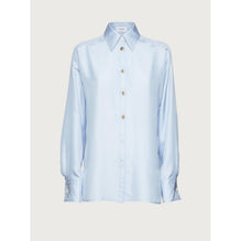 Technical Silk Shirt - Cornflower