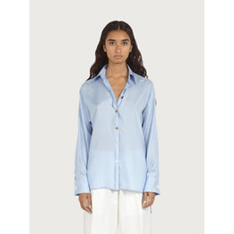 Technical Silk Shirt - Cornflower