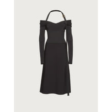 Halter Strap Dress - Black