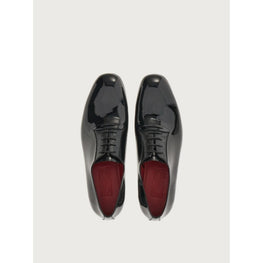 Patent Oxford - Black/Ferragamo Red