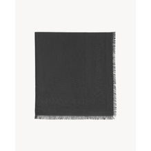 CARRÉ JACQUARD BORDURE LOGO UN - BLACK/BLACK