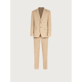 Single Breasted Suit - Cashew