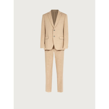 Single Breasted Suit - Cashew