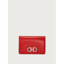 Gancini Credit Card Holder - Flame Red