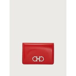 Gancini Credit Card Holder - Flame Red