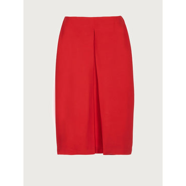 Viscose Skirt - Ladies - Red