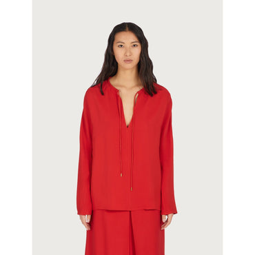 Viscose Blouse - Ladies - Red