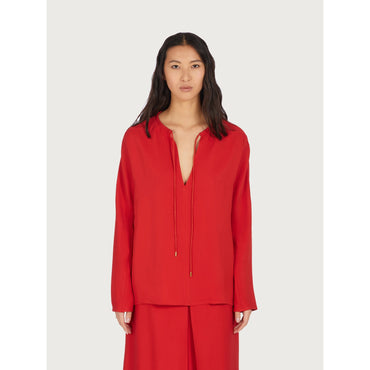 Viscose Blouse - 100% Viscose - Red