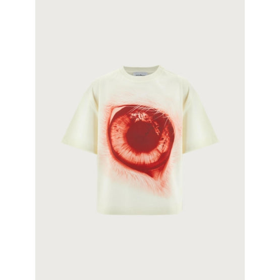 Eye Print T-Shirt - Milk