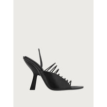 Sandal With Ultra-Fine Mini Straps - Ladies - Black