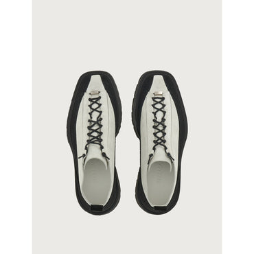 Low Combat Boot - Men - White/Black