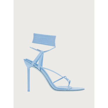 Sandal With Stiletto Heel - Ladies - Sky Blue