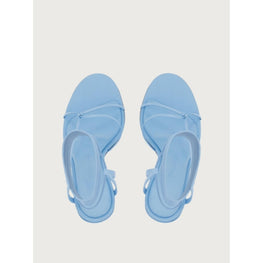 Sandals with Stiletto Heel - Sky Blue