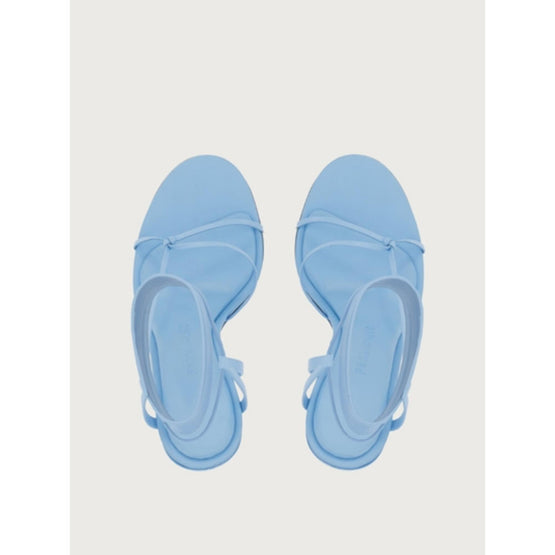 Sandals with Stiletto Heel - Sky Blue