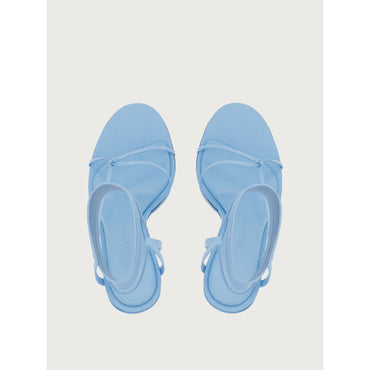 Sandal With Stiletto Heel - Ladies - Sky Blue