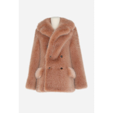 Manteau Faux Fur Des Sables - Rose Blush