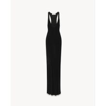 Deep V-Neck Tank Dress - Noir