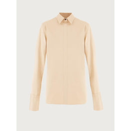 Popeline Stretch Shirt - Beige