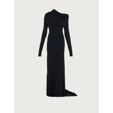 One Shoulder Dress - Ladies - Black