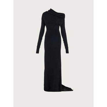 One Shoulder Dress - Ladies - Black