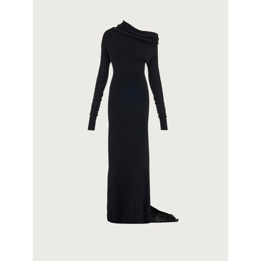 One Shoulder Dress - Ladies - Black