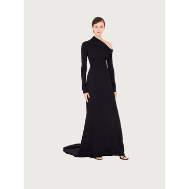 One Shoulder Dress - Ladies - Black