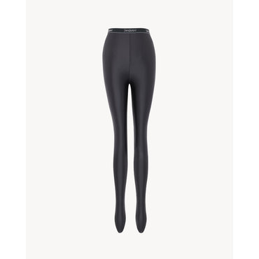 COLLANT LEGGING SANS COUTURE P - NERO/NERO