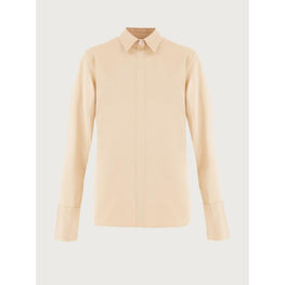 Cotton Stretch Shirt - Stone