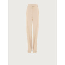 Ultra Light Wool Tailored Trousers - Beige