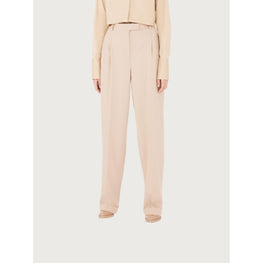 Ultra Light Wool Tailored Trousers - Beige