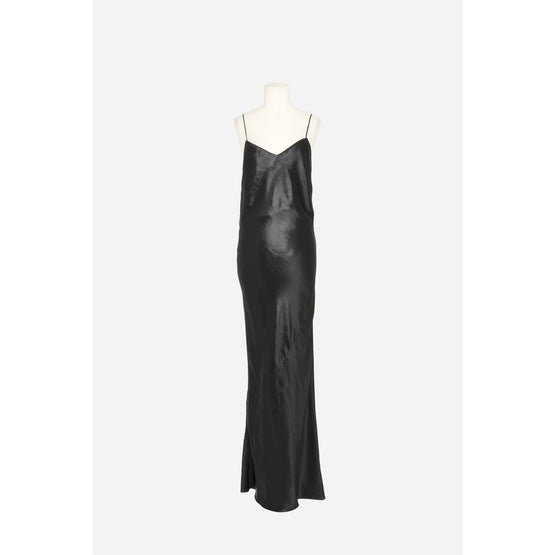 Long Dress In Teddy Iridescent - Black