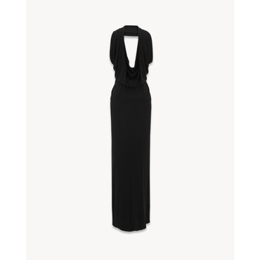 Robe Jersey Crepe - Noir