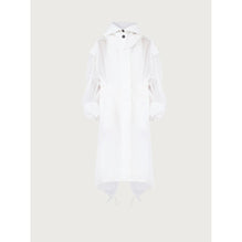 Unlined Organza Trench - Optic White