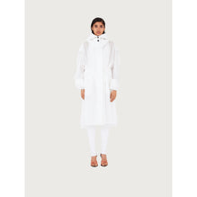 Unlined Organza Trench - 71% Silk, 29% Polyamide - Optic White