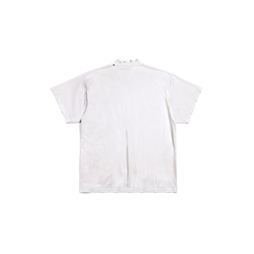 Pierced Oversized T-Shirt - White