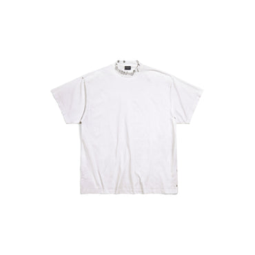 Pierced Oversized T-Shirt - White